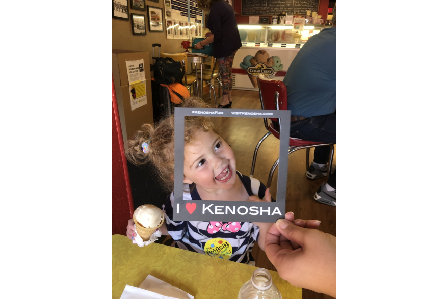 ice cream at Sandy's Popper