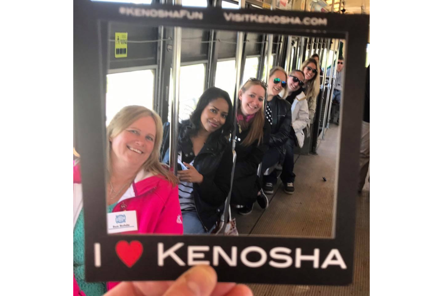 group on Electric Streetcar