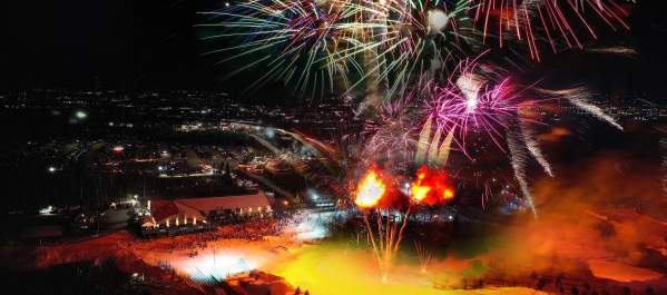 Presidents' Day Fireworks Celebration and Torchlight Parade