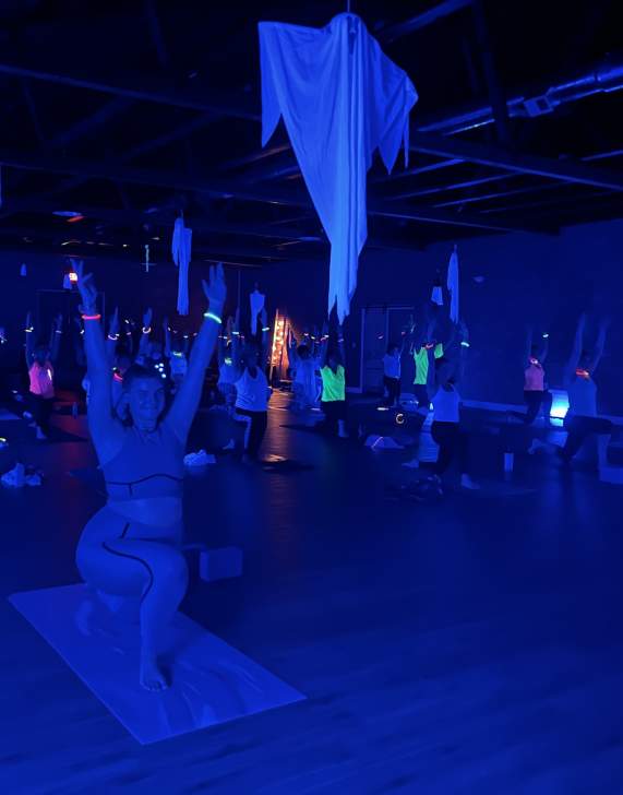 Blacklight Yoga + Farm to Table