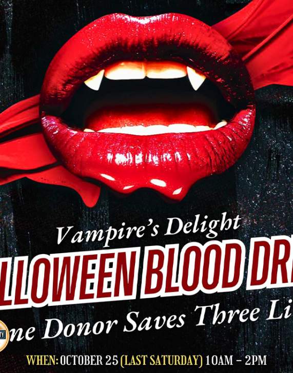 Vampire's Delight Halloween Blood Drive