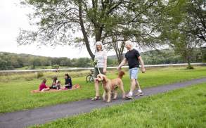People doing activities at Lackawanna State Park