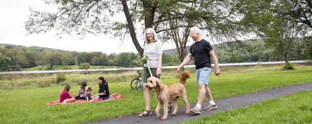 People doing activities at Lackawanna State Park