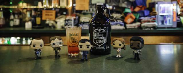 The Office Funko Pops at Poor Richard's Pub