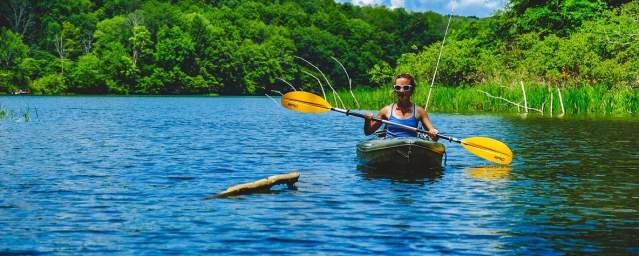 Kayaking at Lackawanna State Park