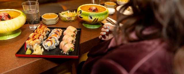 Food at Osaka Restaurant in Downtown Scranton, PA