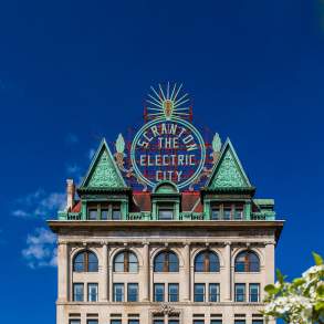 Electric City Sign in Downtown Scranton