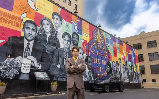 The Office Mural in Downtown Scranton, PA