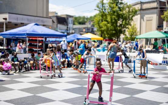The Juneteenth Jubilee Block Party at the Black Scranton Project in Scranton, PA