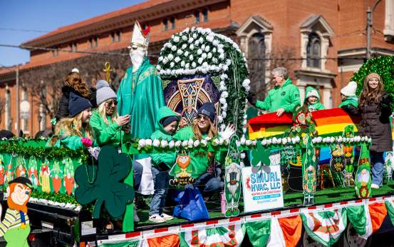 The Scranton St. Patrick's Day Parade in Downtown Scranton, PA