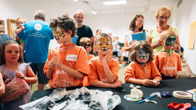 A kids program at the Everhart Museum in Scranton, PA