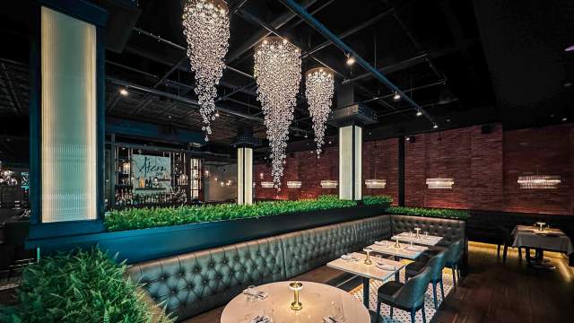 Dining area of A'tera 519 in Downtown Scranton, PA