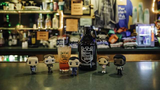 The Office Funko Pops at Poor Richard's Pub