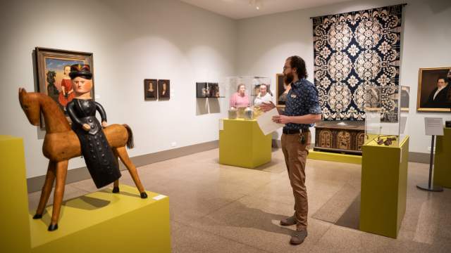 The Folk Art Gallery at the Everhart Museum in Scranton, PA