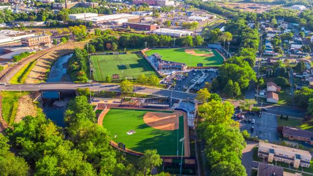 University of Scranton Sports Fields Access Aerial LCVB