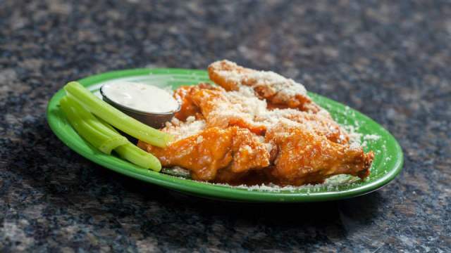 Hot wings from the Loading Dock Bar & Grill in Dunmore, PA