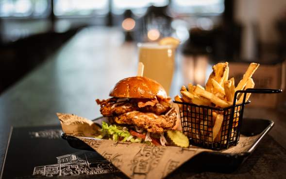 Food from the Farr Street Tavern in Scranton, PA