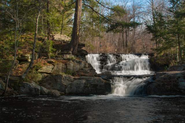 Choke Creek Falls in Thornhurst Township, PA