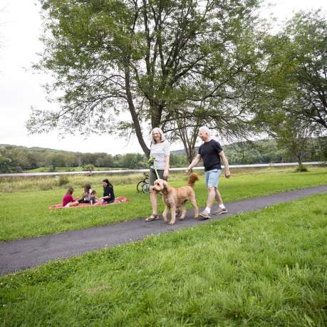 People doing activities at Lackawanna State Park