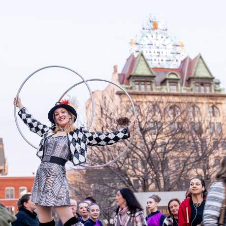 Downtown on Ice in Downtown Scranton