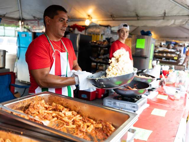 Vendor at La Festa Italiana
