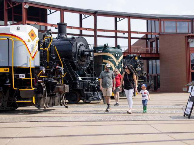 Steamtown National Historic Site in Scranton, PA