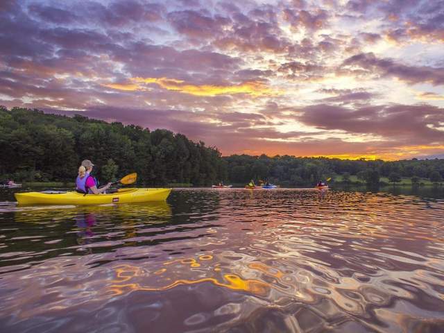 Kayaking at Lackawanna State Park