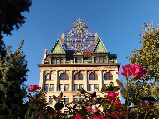 The Electric City Sign in Downtown Scranton