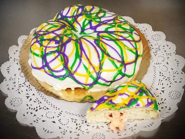 A King Cake at Minooka Pastry Shop in Scranton, PA