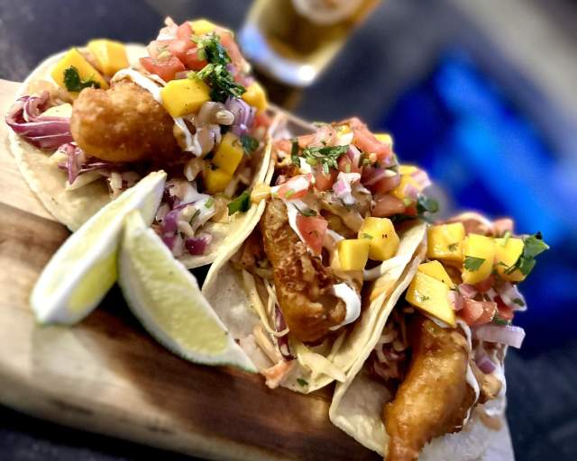 Roosters Baja Fish Tacos at Italo's Restaurant in Scranton, PA