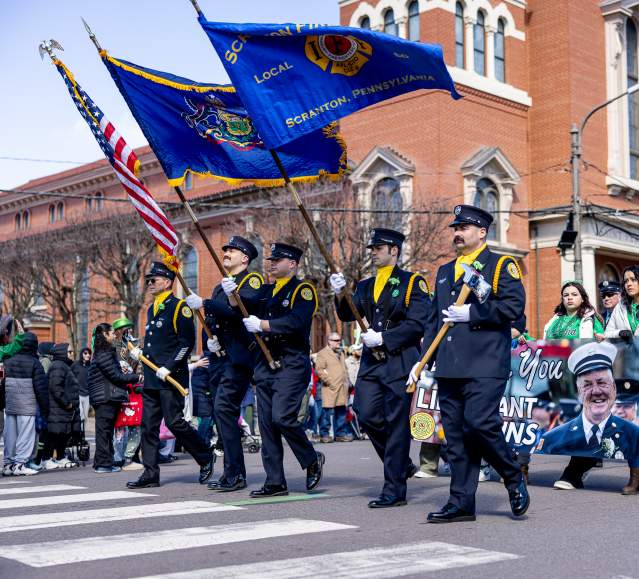 The Scranton St. Patrick's Parade in Downtown Scranton, PA