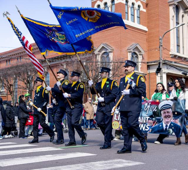 The Scranton St. Patrick's Parade in Downtown Scranton, PA