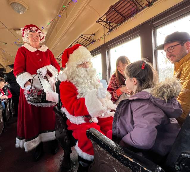 The North Pole Limited at the Steamtown NHS in Downtown Scranton, PA