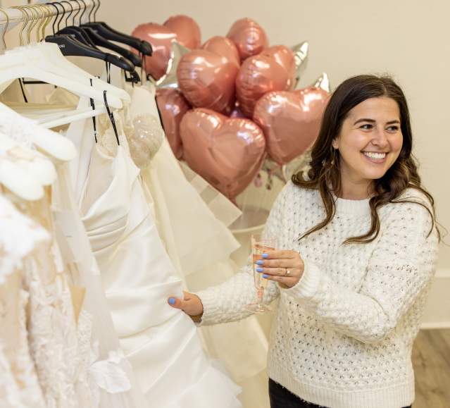 The Blushing Bridal Boutique in Downtown Scranton, PA