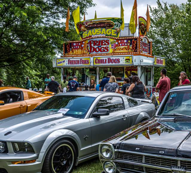 The Villa Capri Father's Day Car Show in Scranton, PA