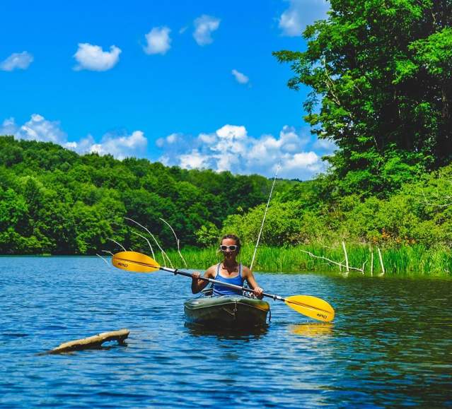 Kayaking at Lackawanna State Park