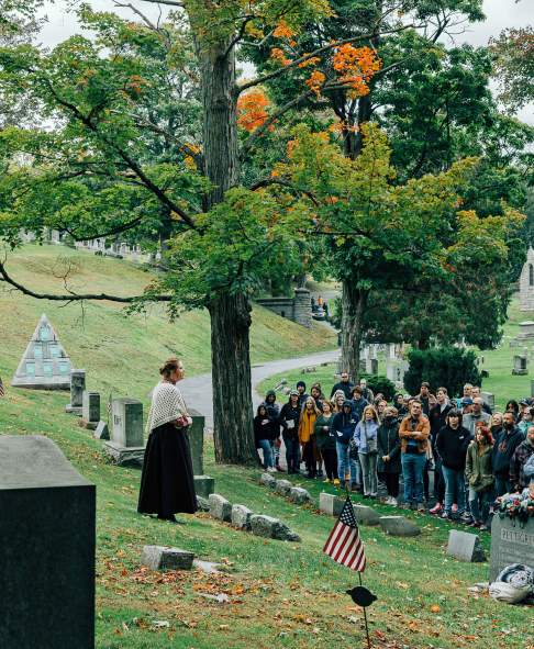 Dunmore Cemetery Tour 2022 Smith 04 LCVB