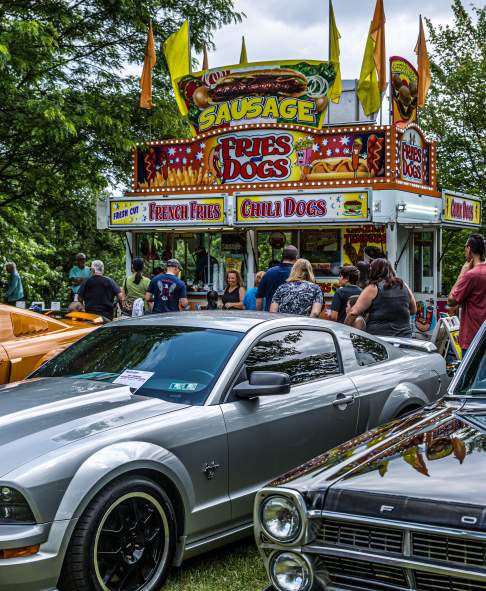 The Villa Capri Father's Day Car Show in Scranton, PA