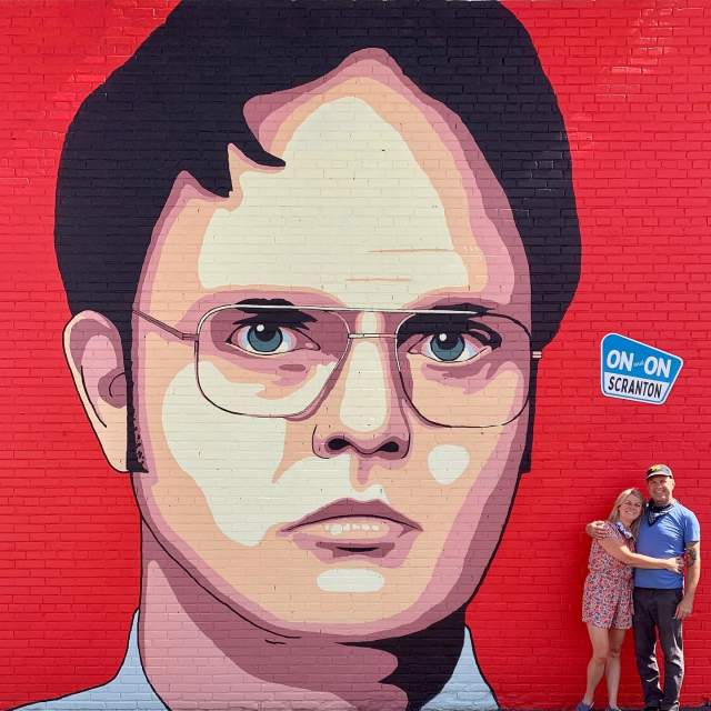 onandonscranton Instagram Dwight Schrute Mural On On