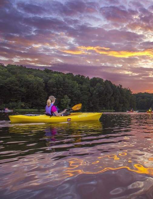 Kayaking at Lackawanna State Park