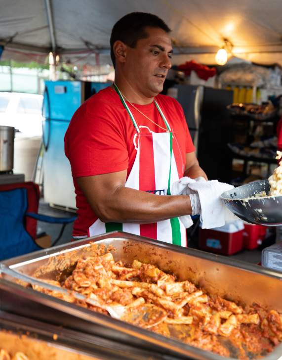 Vendor at La Festa Italiana