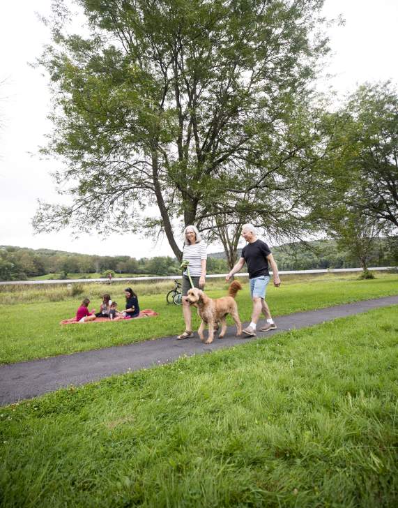 People doing activities at Lackawanna State Park