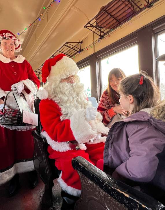 The North Pole Limited at the Steamtown NHS in Downtown Scranton, PA