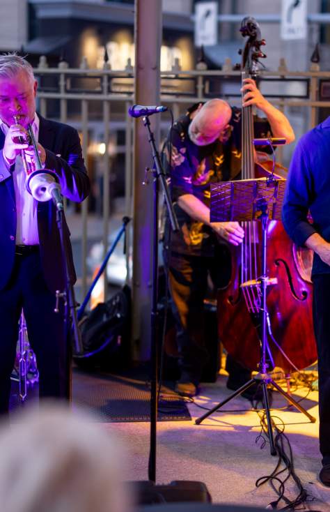 Band playing at the Scranton Jazz Festival in Downtown Scranton