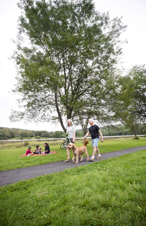 People doing activities at Lackawanna State Park