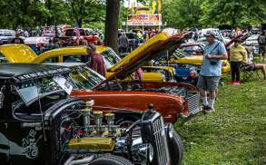 The Father's Day Car Show at McDade Park in Scranton, PA
