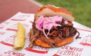 Food from the Jewish Food Festival at Nay Aug Park in Scranton, PA