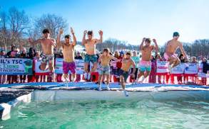 The Northeast Polar Plunge at Montage Mountain Resorts in Scranton, PA