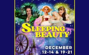 A promotional graphic for the Scranton Shakespeare Festival's performance of Sleeping Beauty