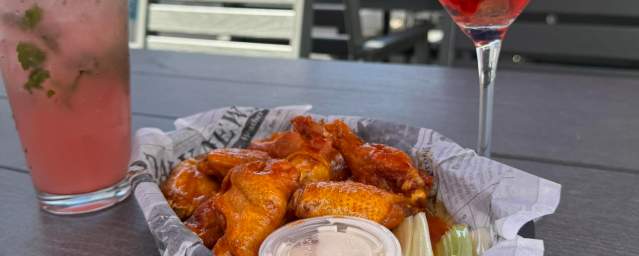 Hot wings and cocktails at Benny's of Peckville in Peckville, PA